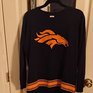 Victoria's Secret Black and Orange Crewneck Sweater